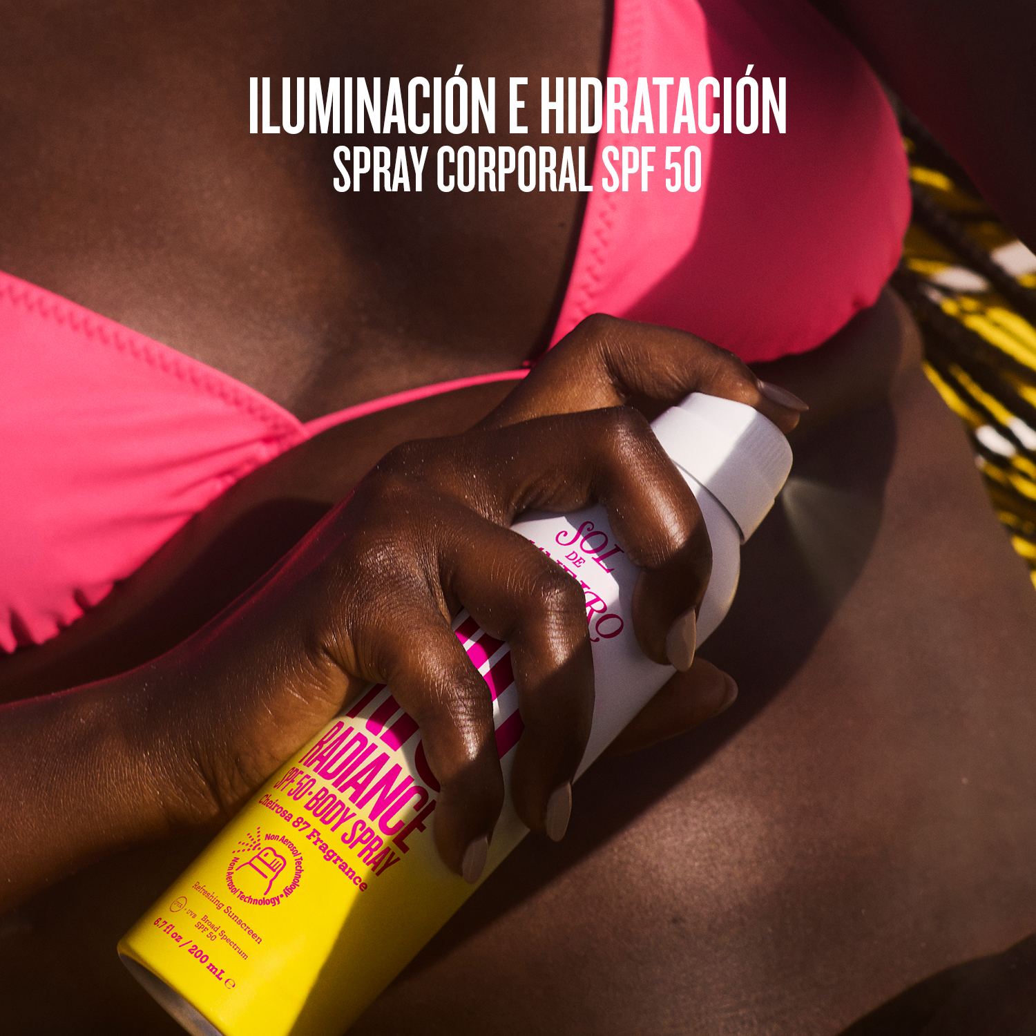RIO RADIANCE™ SPF 50 BODY SPRAY SUNSCREEN WITH NIACINAMIDE (SPRAY CORPORAL CON PROTECCIÓN SOLAR)